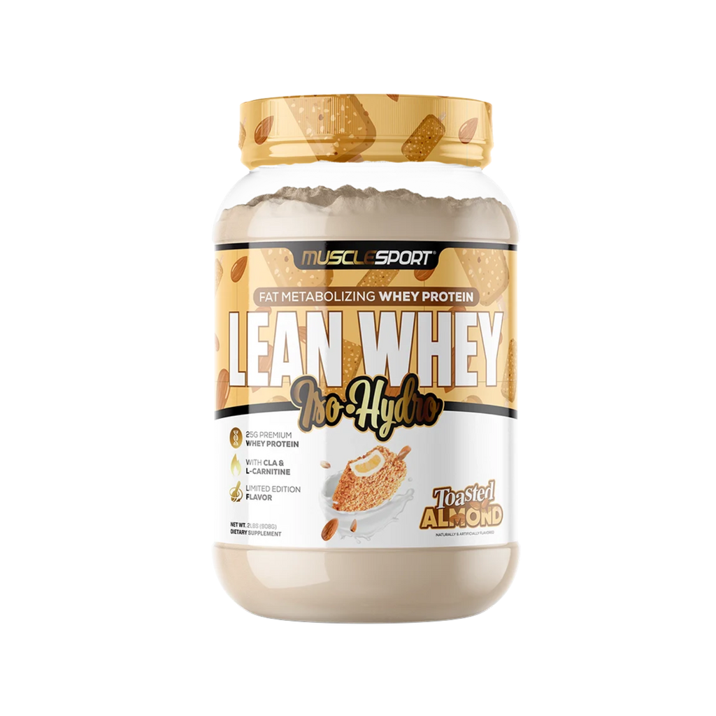 Proteína Musclesport Lean Whey Toasted Almond, 26 Porciones