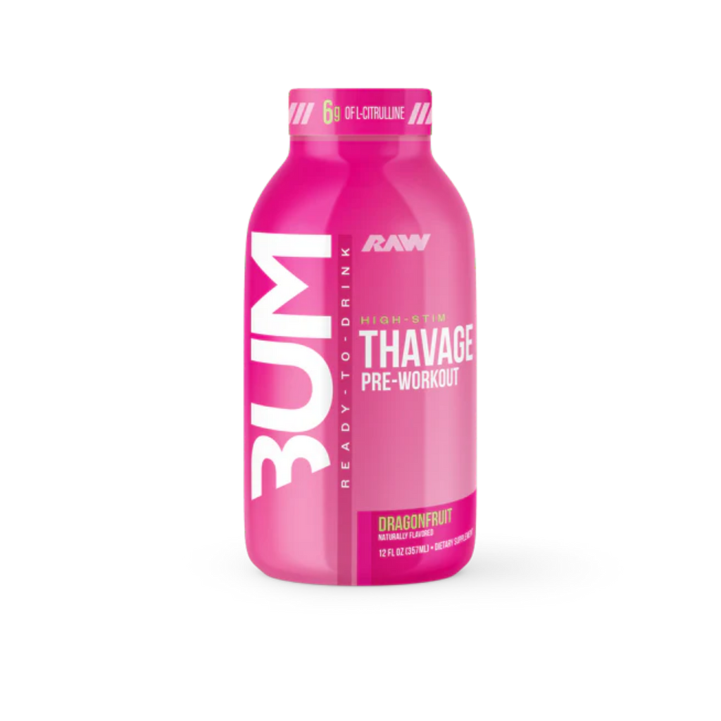 Bum Thavage RTD Pre-Workout Dragon Fruit 12 oz