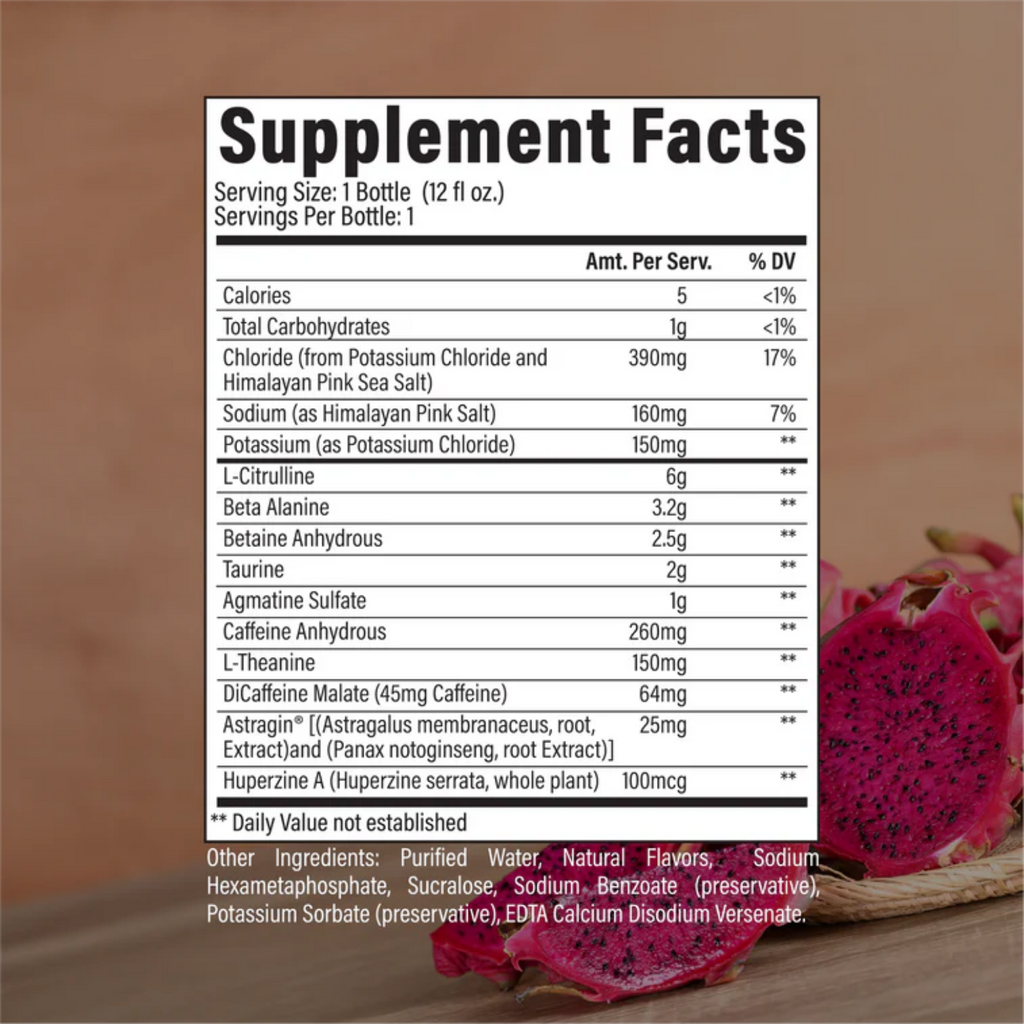 Bum Thavage RTD Pre-Workout Dragon Fruit 12 oz