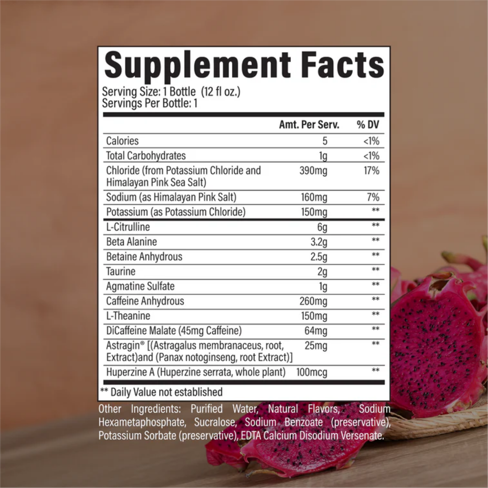 Bum Thavage RTD Pre-Workout Dragon Fruit 12 oz