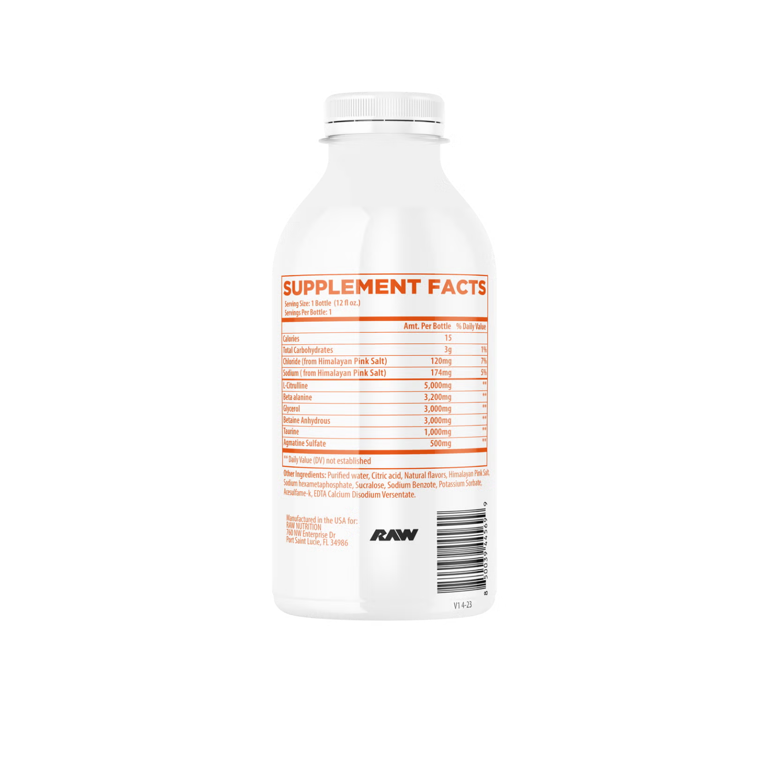 BUM Pump RTD Pre-Workout Rainbow Sherbet 12 oz