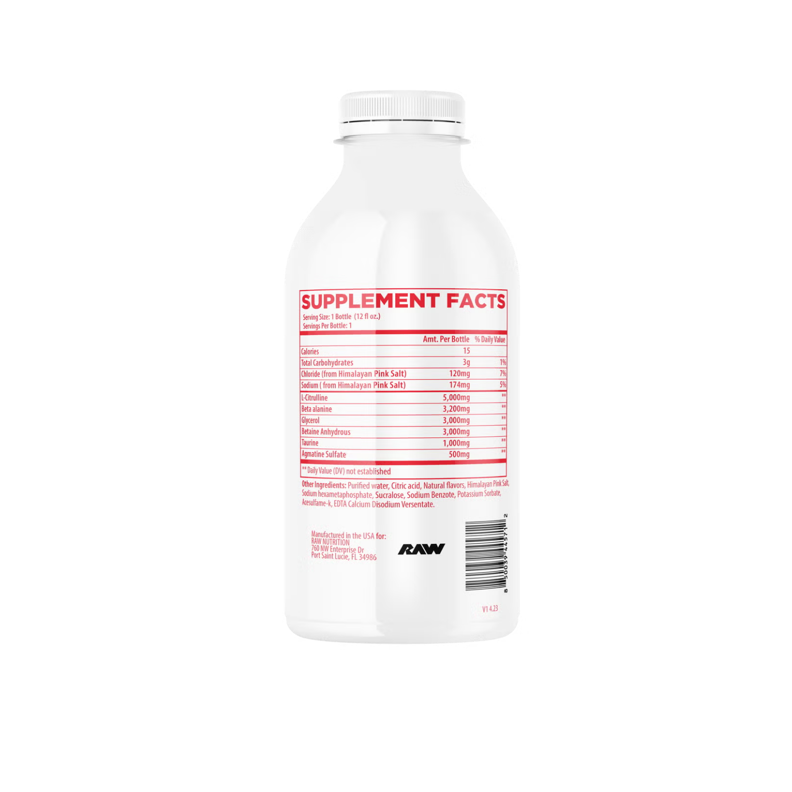 BUM Pump RTD Pre-Workout Fruit Punch 12 oz