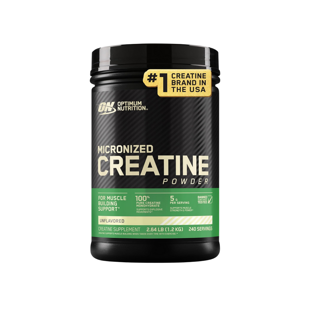 Optimum Nutrition Creatina Monohidratada Micronizada, 240 Porciones