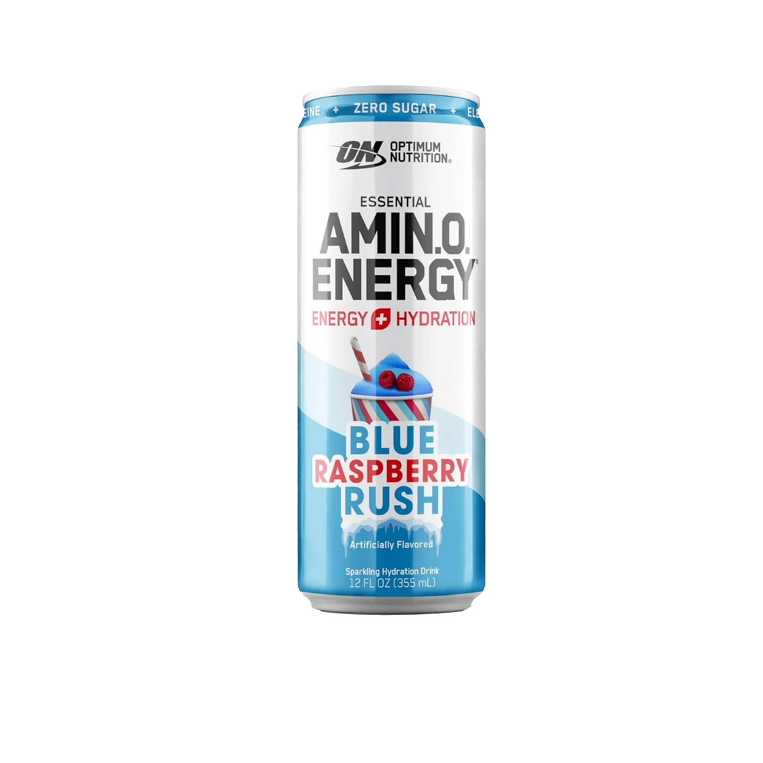 Optimum Nutrition Amino Energy Blue Raspberry Blush Lata 12 oz