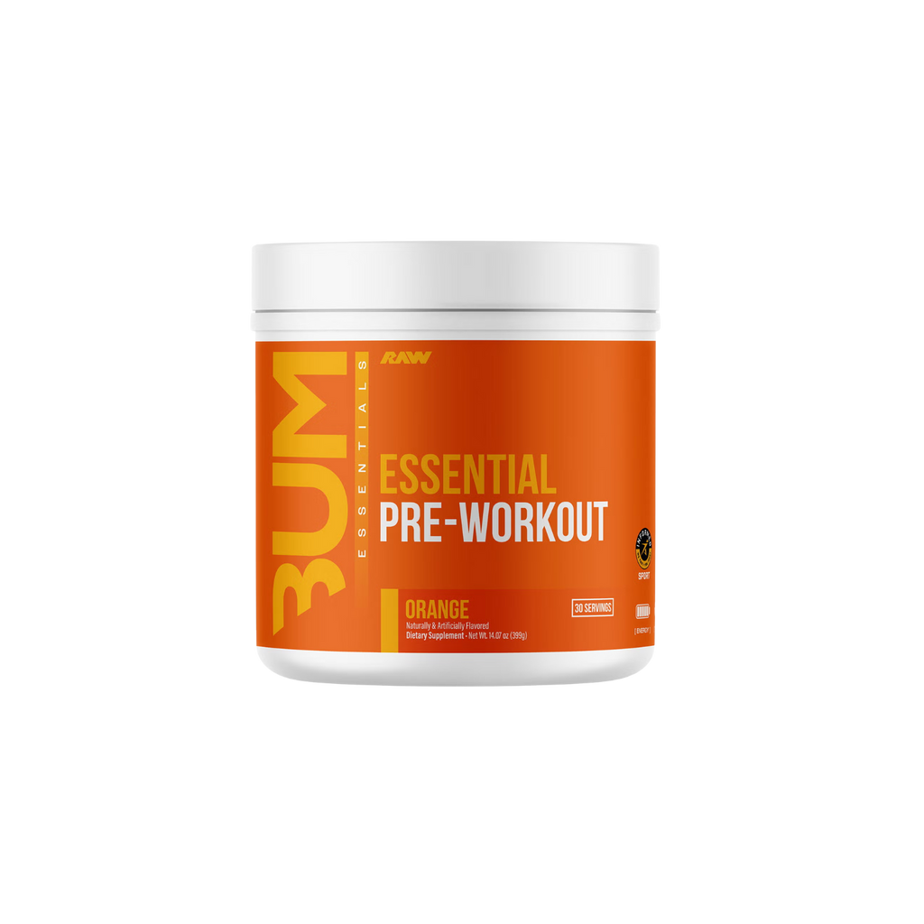 Pre-entreno BUM X RAW Essential Orange, 30 Porciones