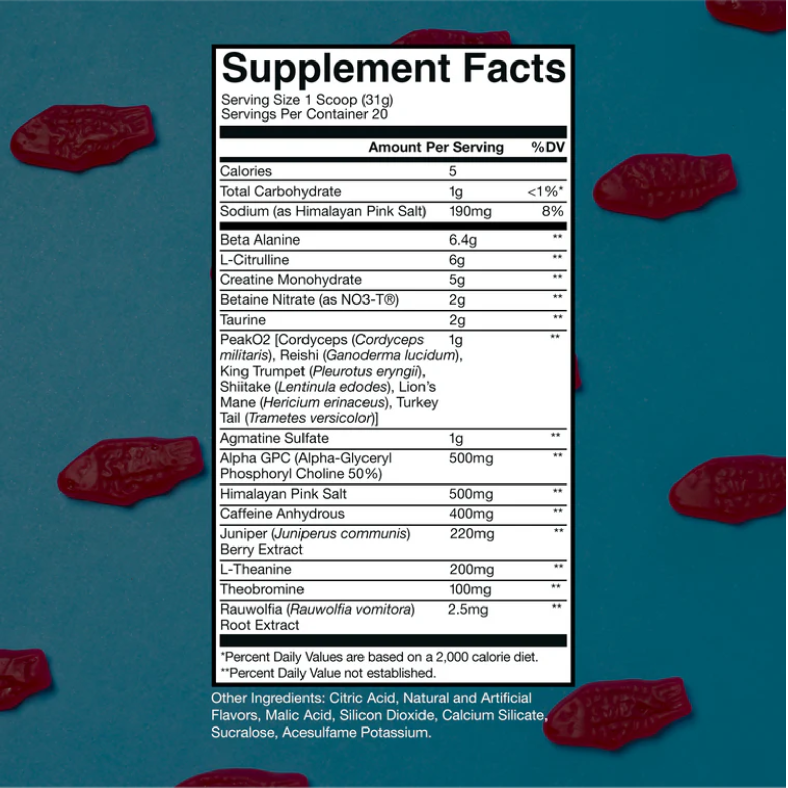 BUM X RAW Pre-entreno Thuper Thavage 6Peat, 20 Porciones