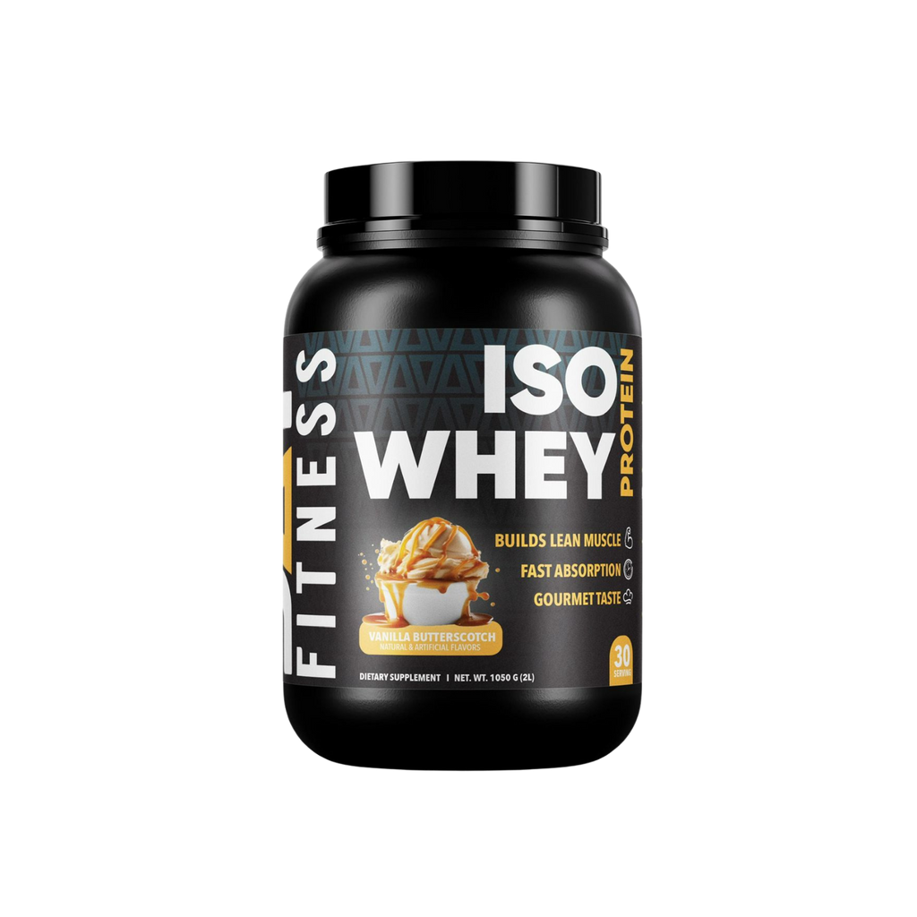 Proteína Bay Fitness Iso Whey Vainilla Butterscotch, 30 Porciones