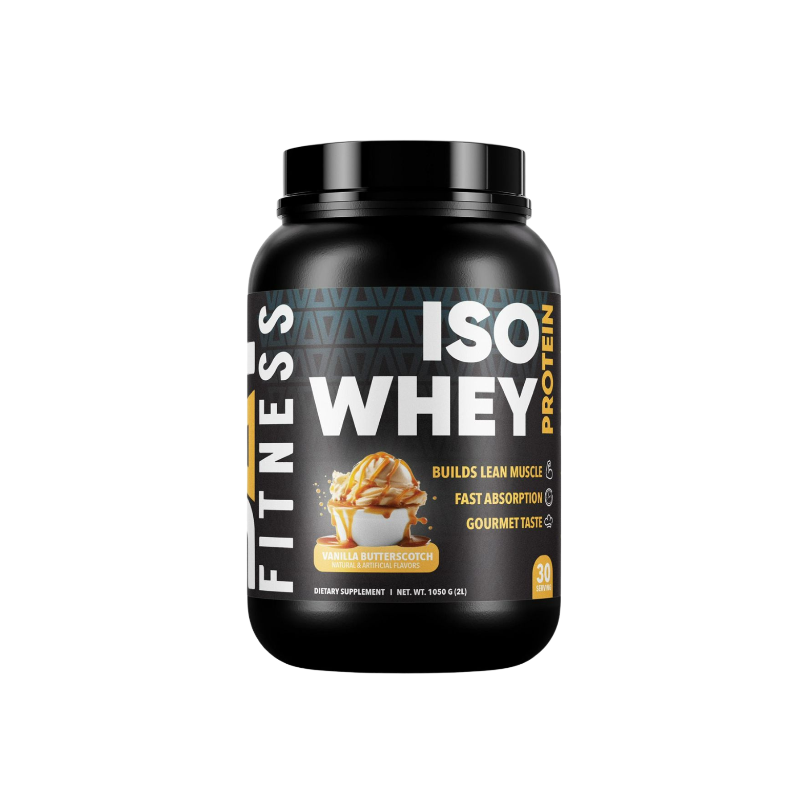 Proteína Bay Fitness Iso Whey Vainilla Butterscotch, 30 Porciones