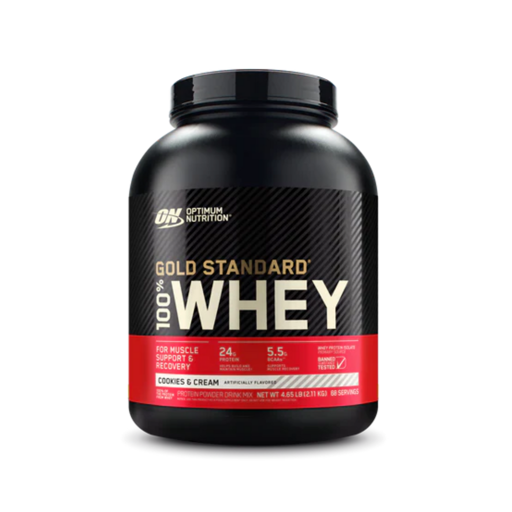 Proteína Optimum Nutrition Whey Cookies and Cream, 68 Porciones