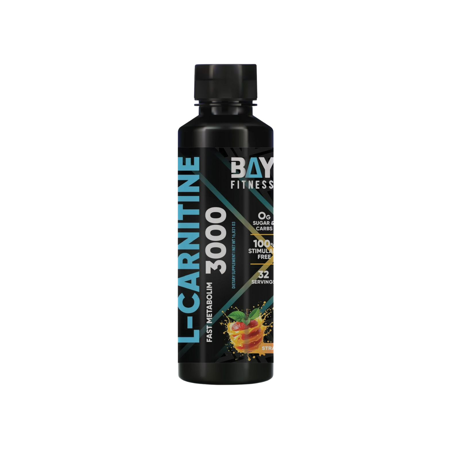 Bay Fitness L-Carnitina Strawberry Mango, 32 Porciones