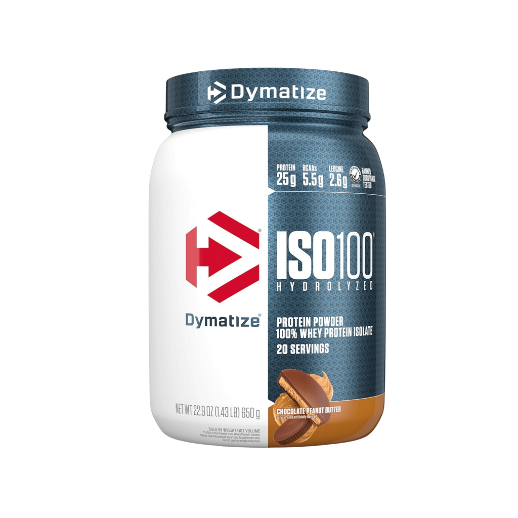 Proteína Dymartize Iso100 Chocolate Peanut Butter, 20 Porciones