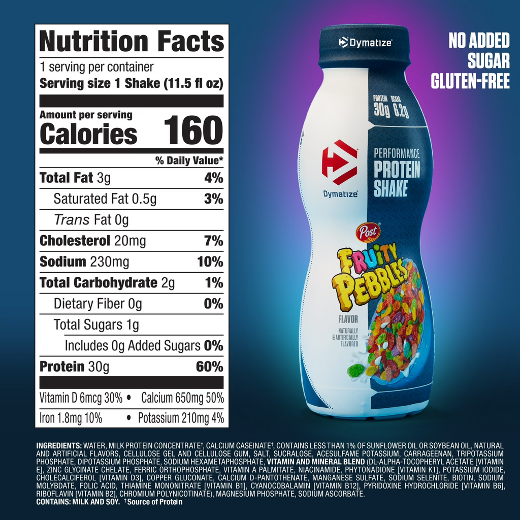 Protein Shake Dymatize Fruity Pebbles 11.5 oz