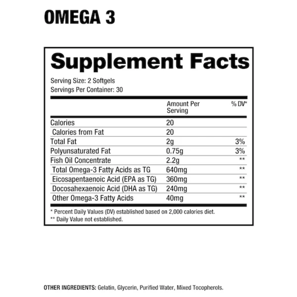Omega 3 Dragon Pharma, 60 Porciones