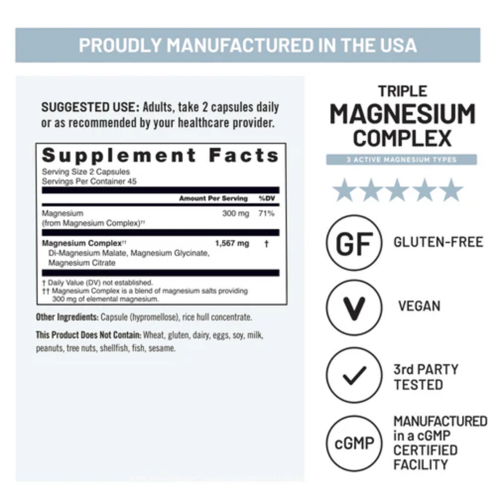Triple Magnesium Complex Narurewise, 45 Porciones