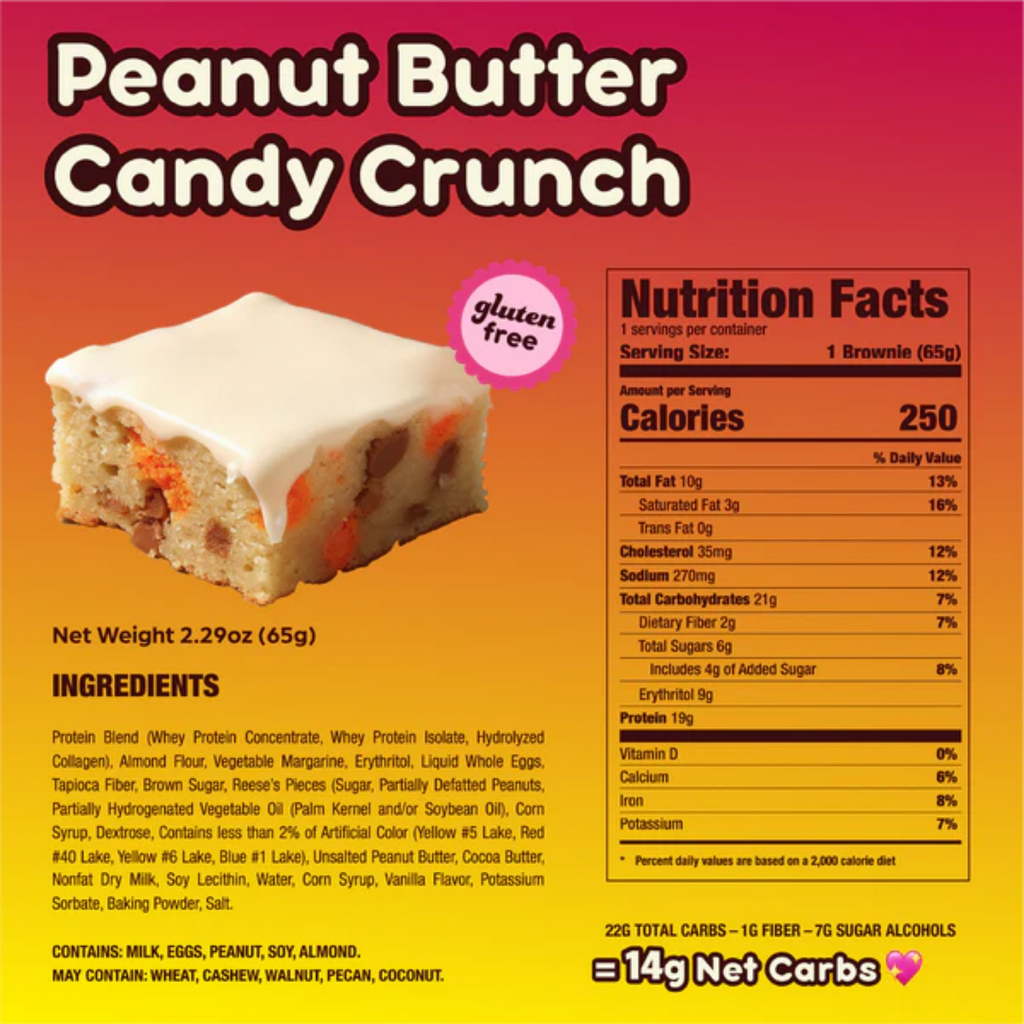 Prime Bites Brownie Peanut Butter Candy Crunch
