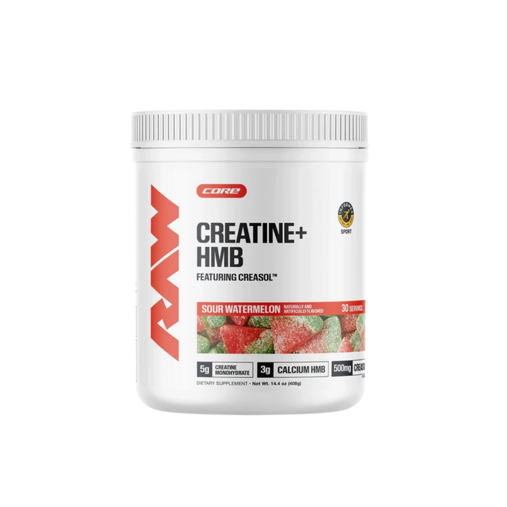 RAW Creatine + HBM Sour Watermelon, 30 Porciones