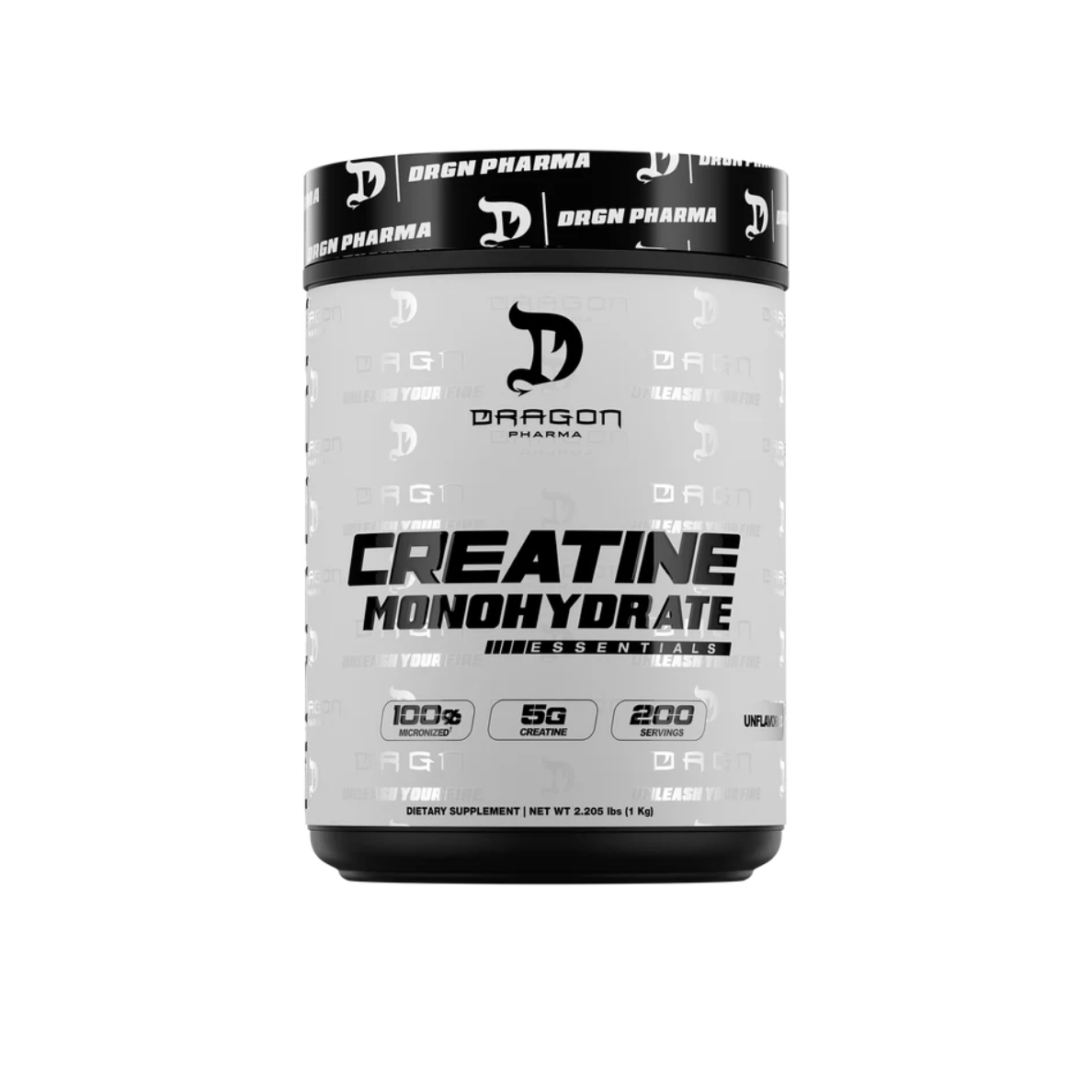Dragon Pharma Creatine Monohidrate Essentials, 200 Porciones