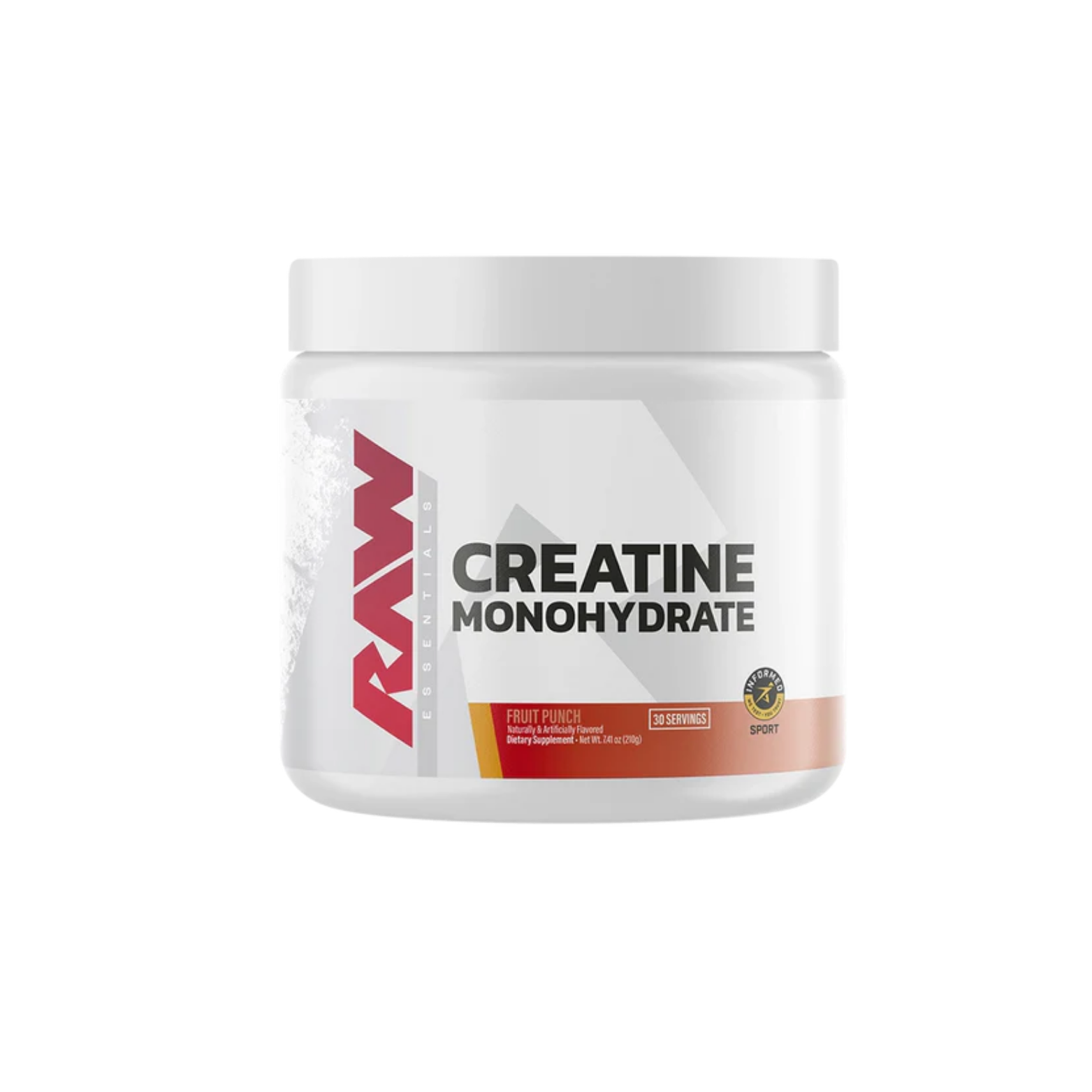 RAW Creatine Monohidrate Fruit Punch, 30 Porciones