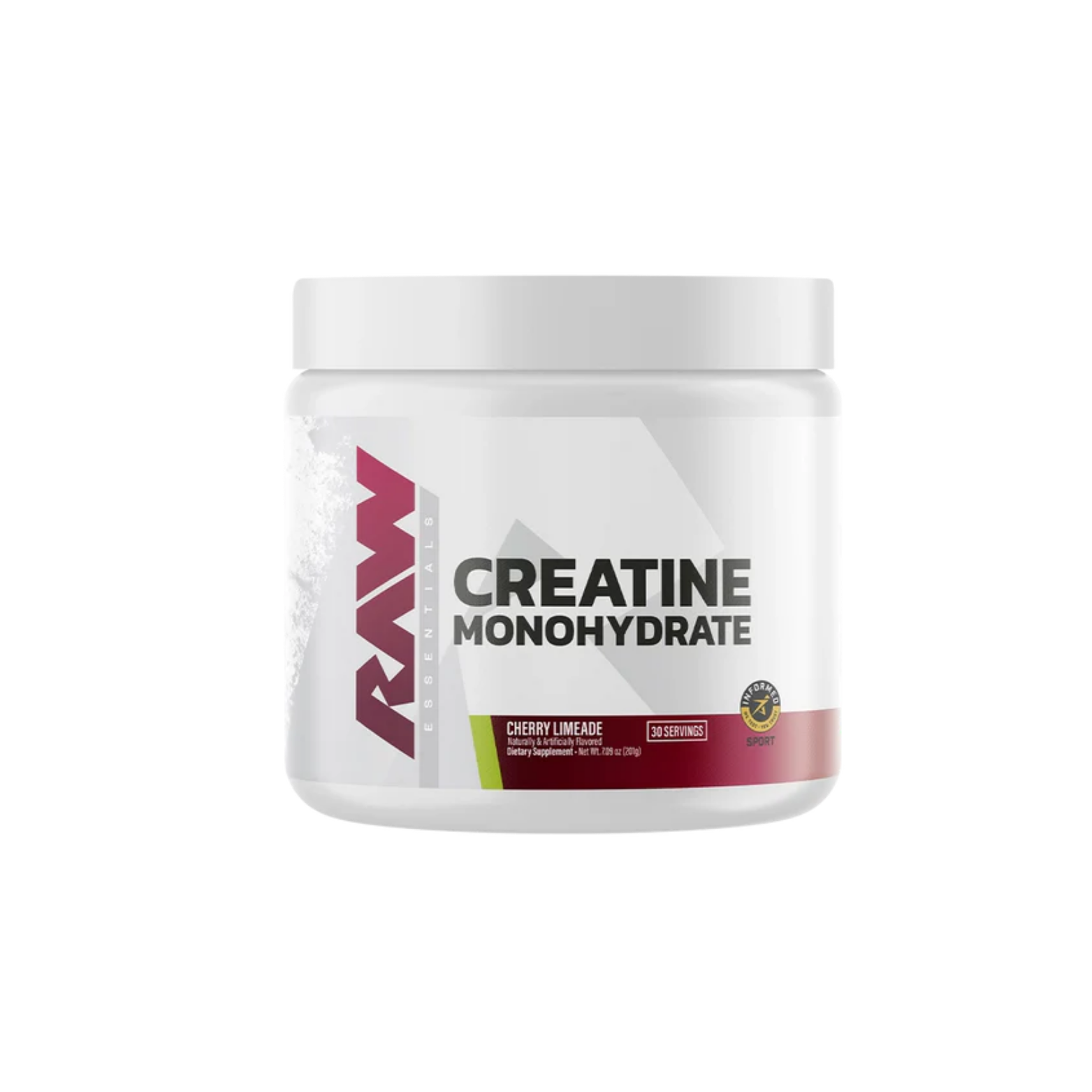 RAW Creatine Monohidrate Cherry Limeade, 30 Porciones
