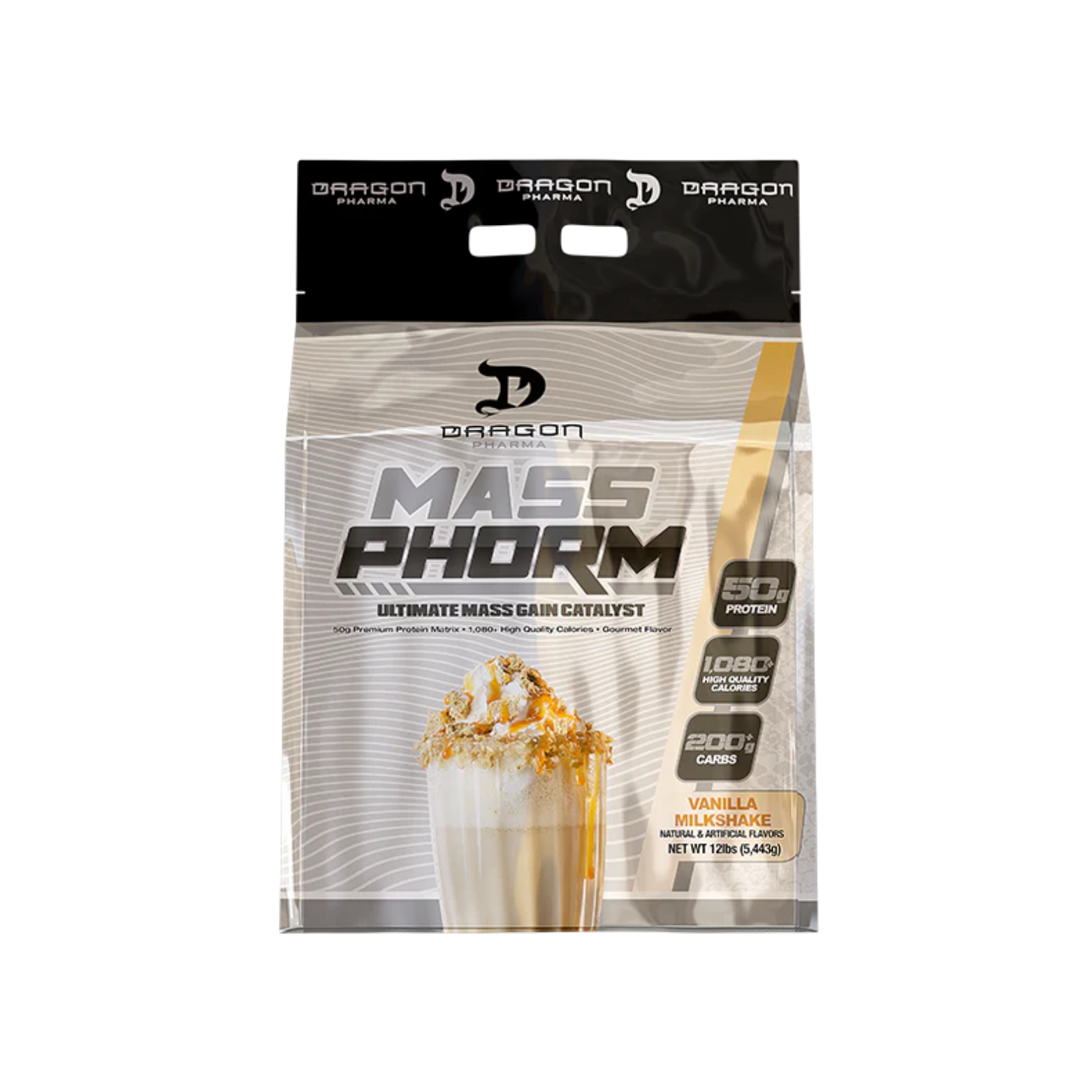 Dragon Pharma Massphorm Vanilla Milkshake, 20 Porciones