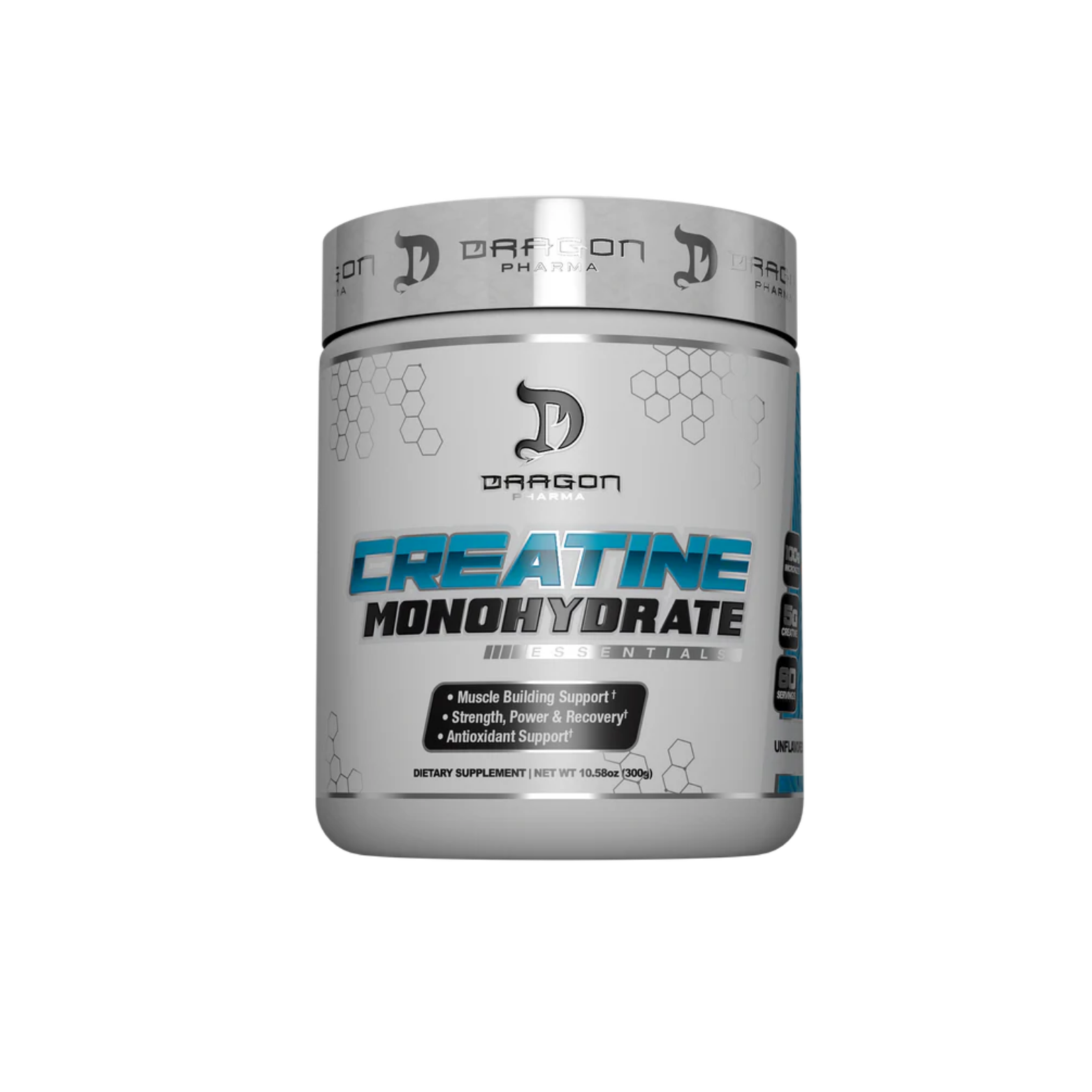 Dragon Pharma Creatine Monohidrate Essentials, 60 Porciones