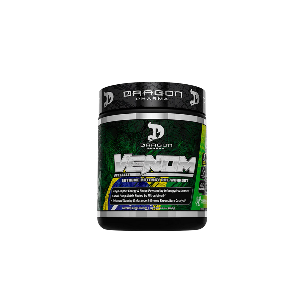 Pre-entreno Dragon Pharma Venom Caipirinha, 40/20 Porciones