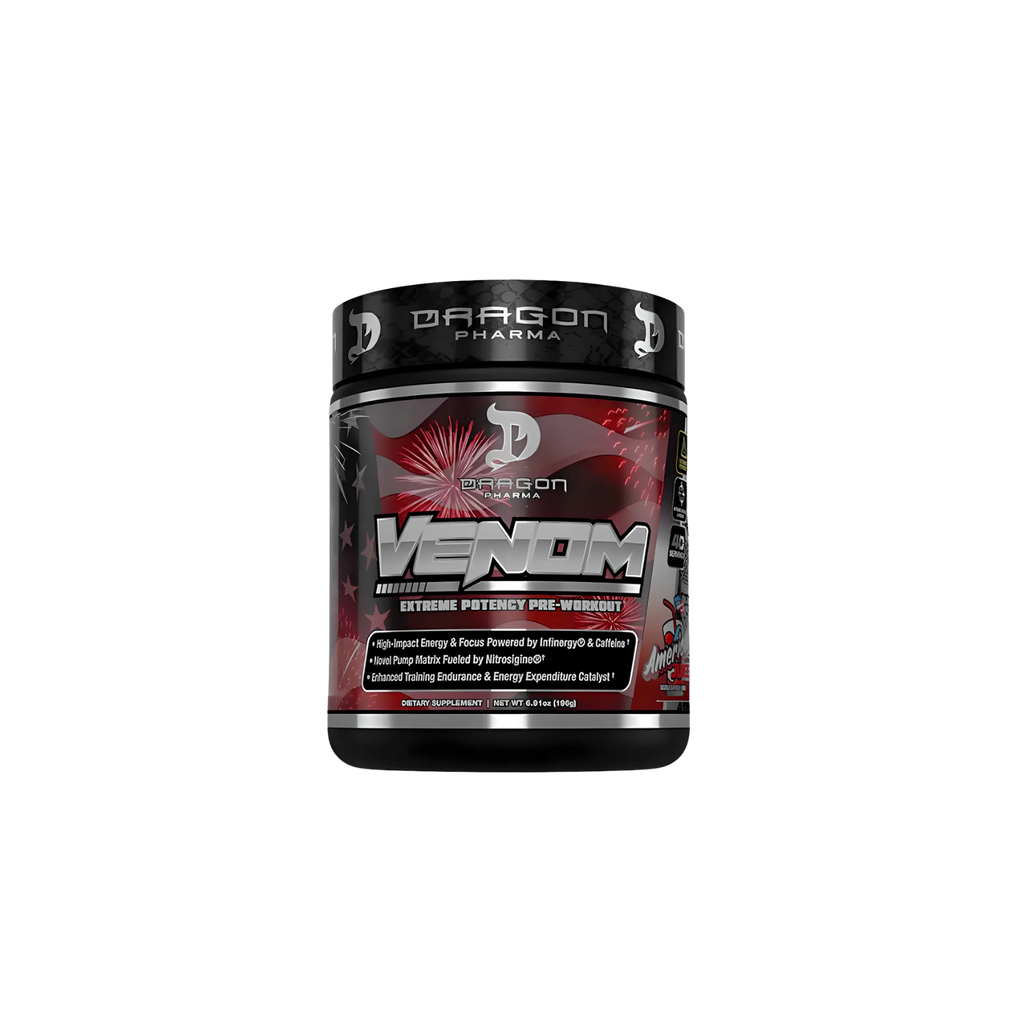 Pre-entreno Dragon Pharma Venom American Juice, 40/20 Porciones