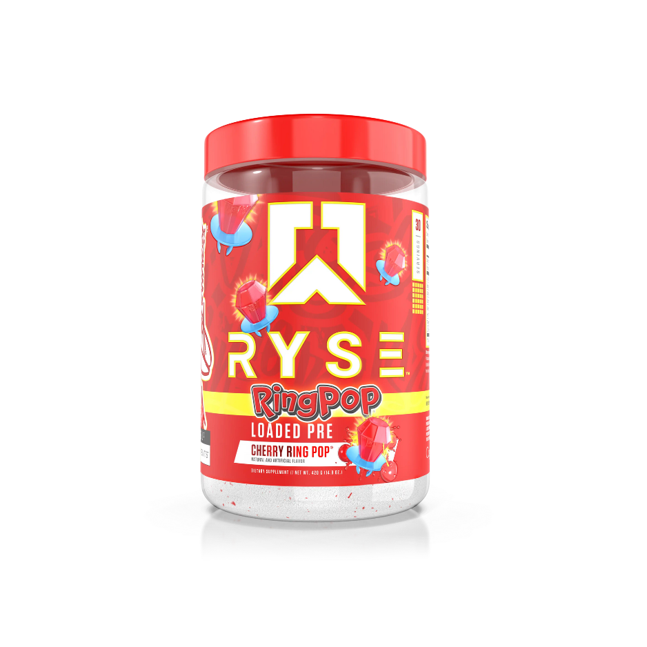 Pre-entreno Ryse Loaded Pre Ring Pop Cherry, 30 Porciones