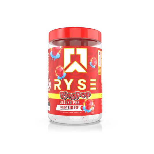 Pre-entreno Ryse Loaded Pre Ring Pop Cherry, 30 Porciones