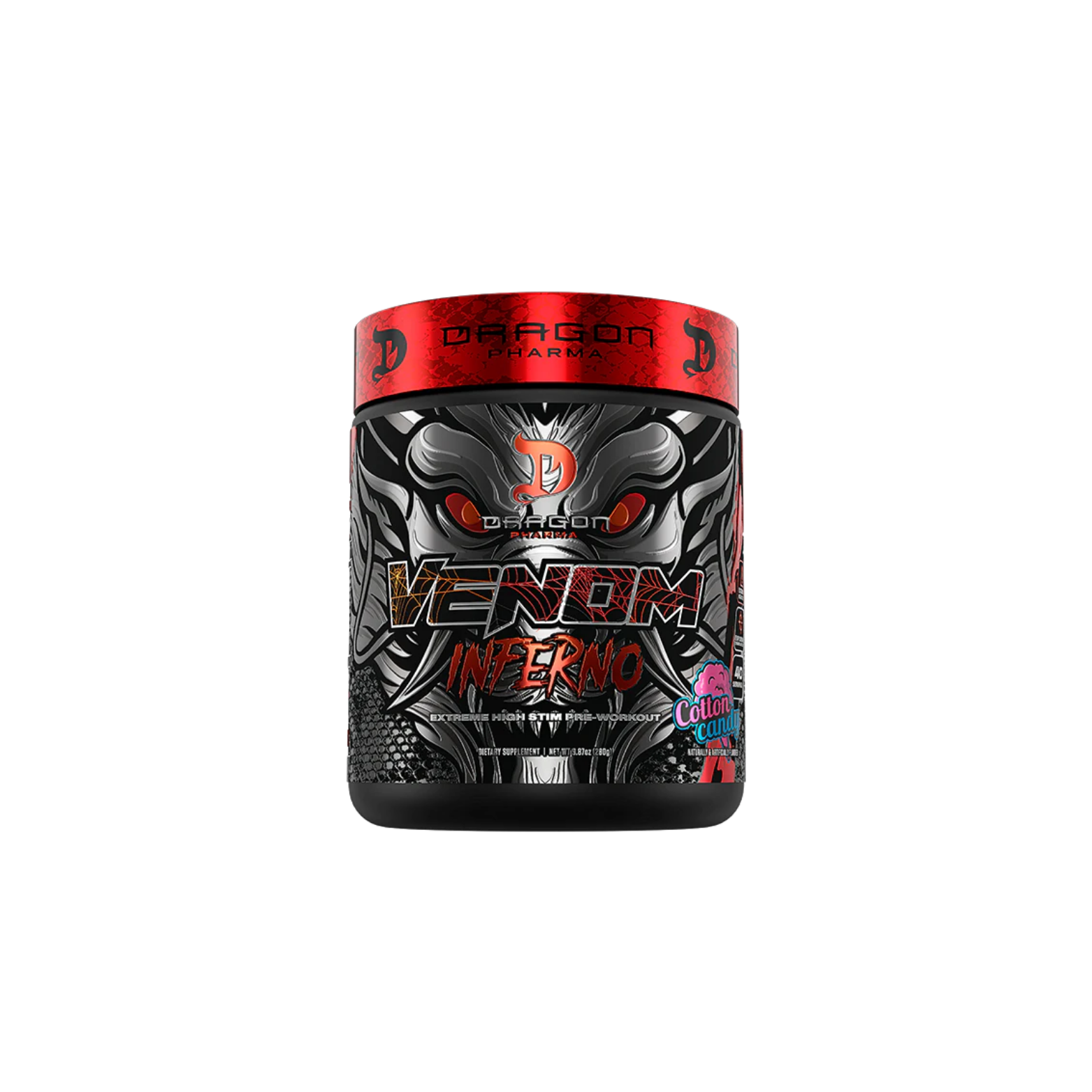 Venom Inferno Dragon Pharma Cotton Candy, 40/20 Porciones