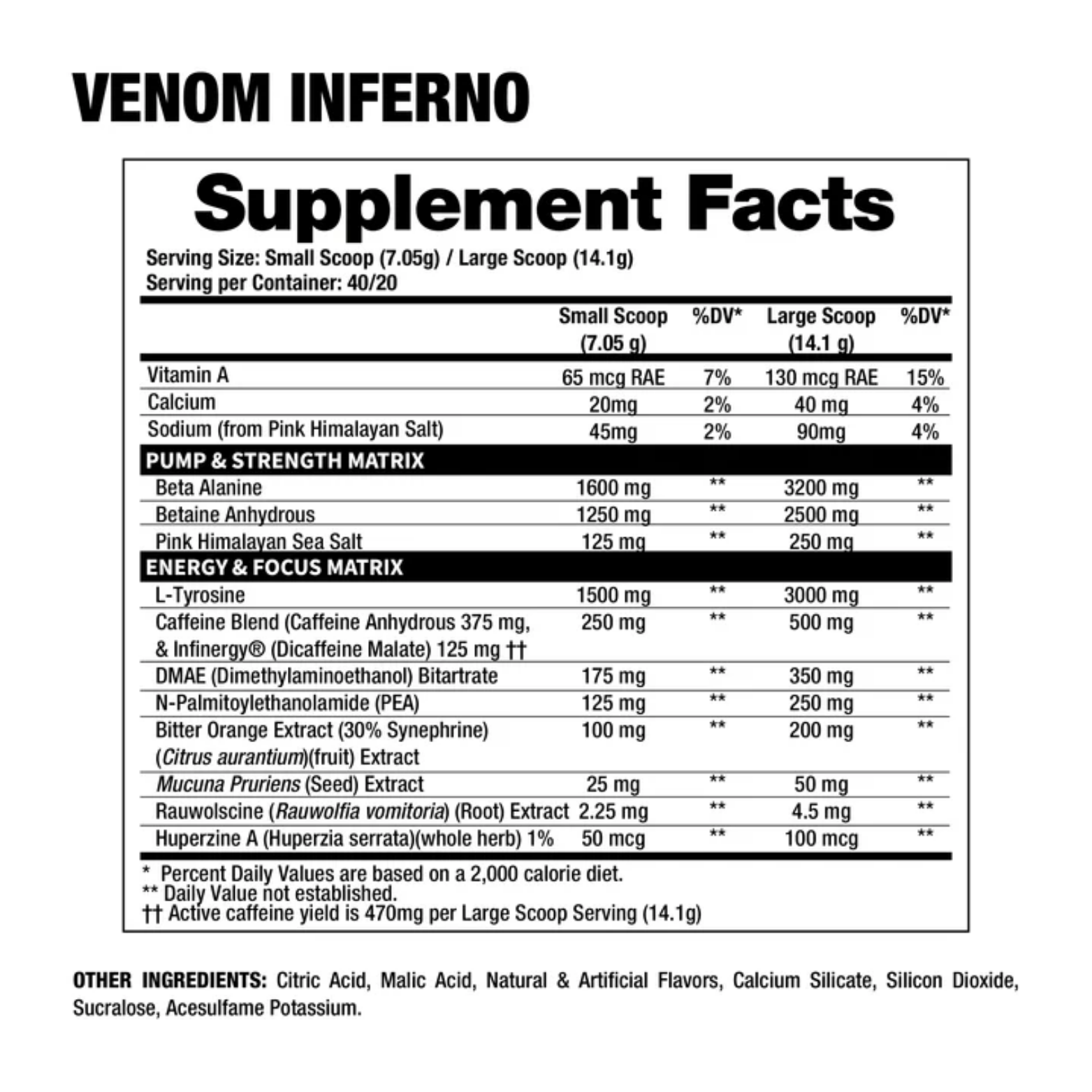 Venom Inferno Dragon Pharma Cotton Candy, 40/20 Porciones
