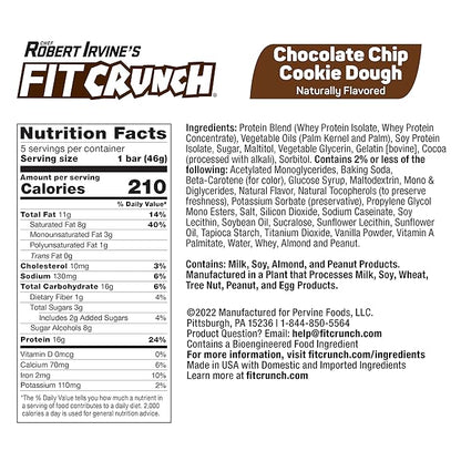 FitCrunch Chocolate Chip Cookie Dough