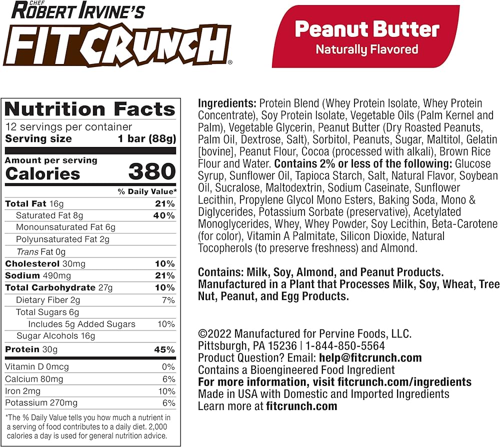 FitCrunch Peanut Butter