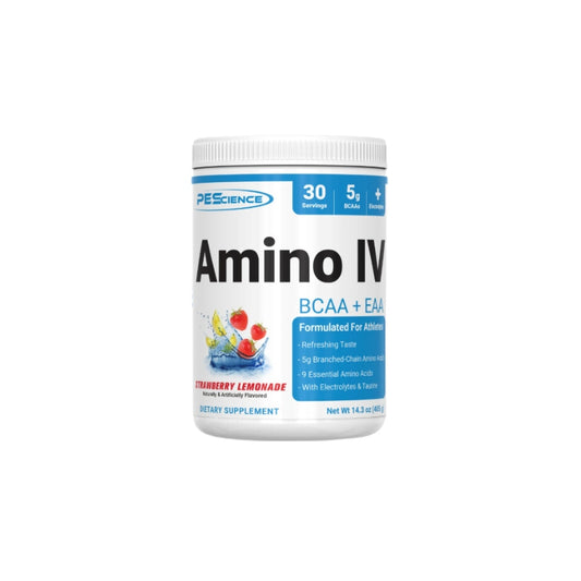 Pescience Amino IV BCAA + EAA Strawberry Lemonade, 30 Porciones