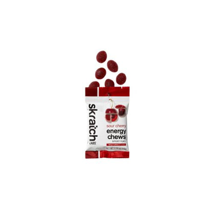 Sport Energy Chews-Caffeniated Sour Cherry 50g