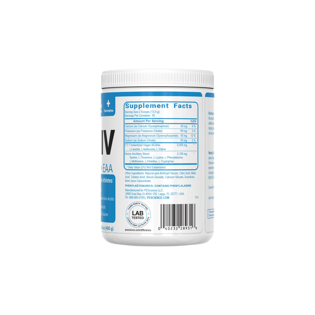 Pescience Amino IV BCAA + EAA Strawberry Lemonade, 30 Porciones