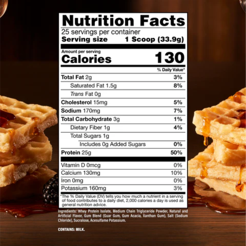 Proteína BUM x RAW Itholate Maple Waffle 25 porciones