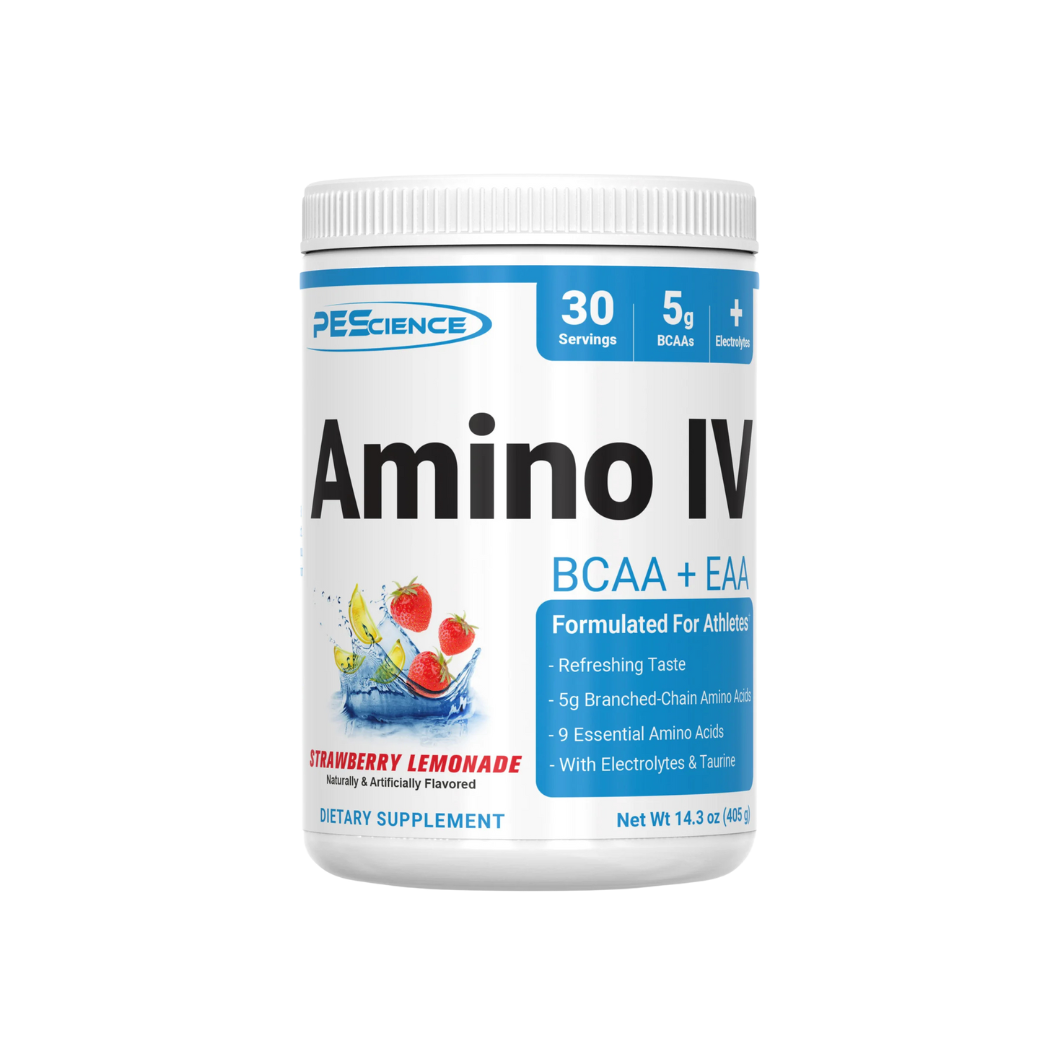 Pescience Amino IV BCAA + EAA Strawberry Lemonade, 30 Porciones
