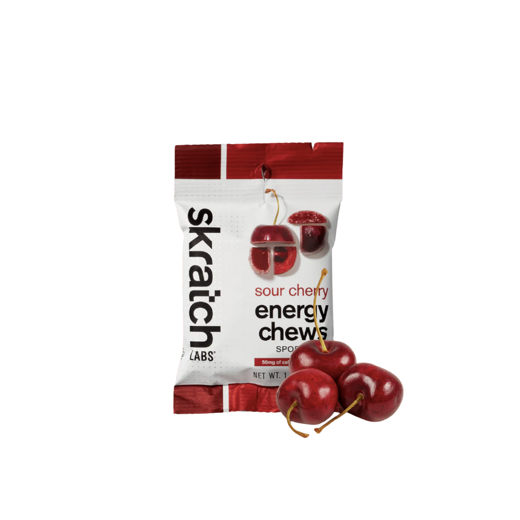 Energy Chews Sport Fuel Sour Cherry con cafeína