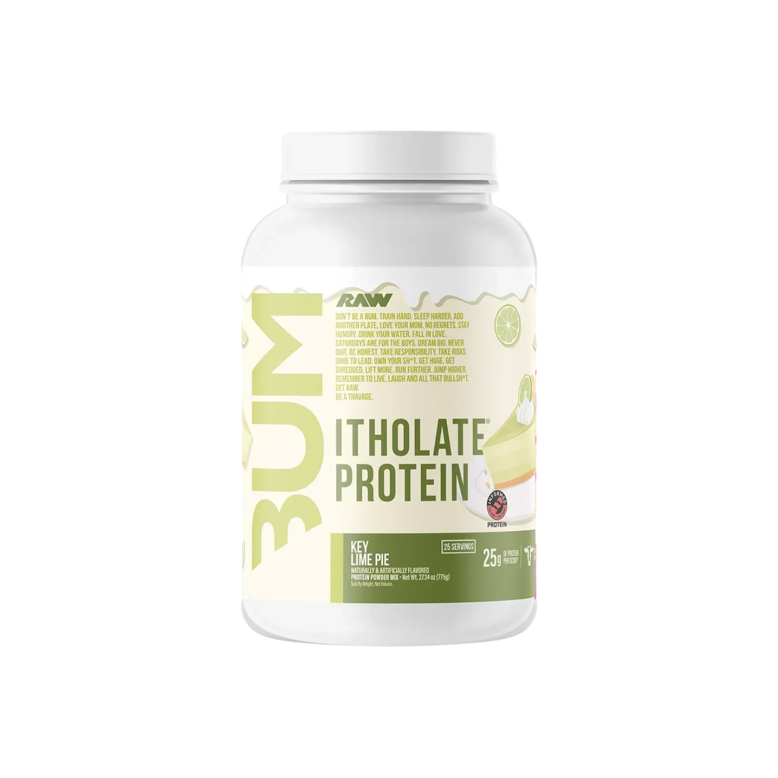 Proteína RAW x BUM Itholete Key Lime Pie, 25 Porciones