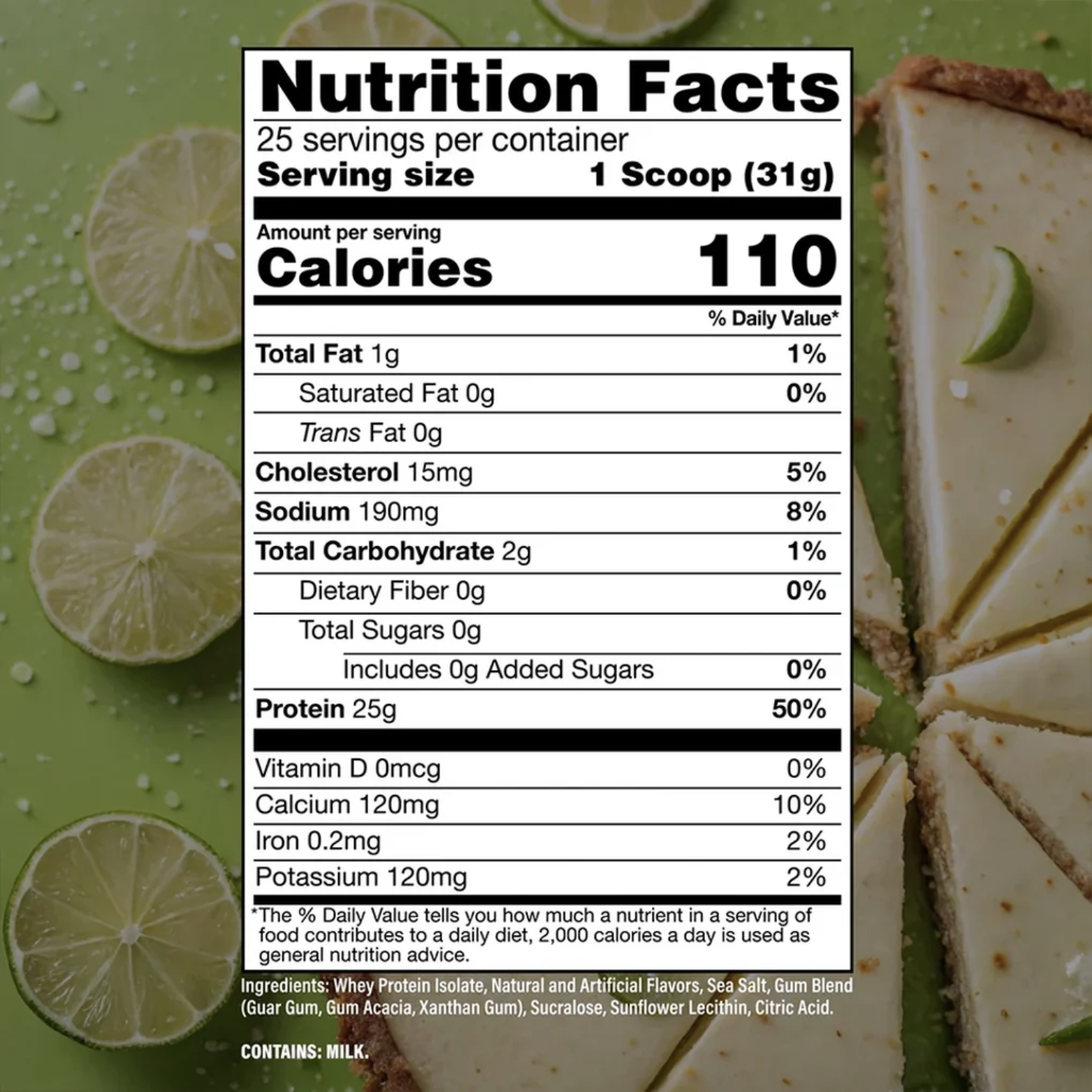 Proteína RAW x BUM Itholete Key Lime Pie, 25 Porciones