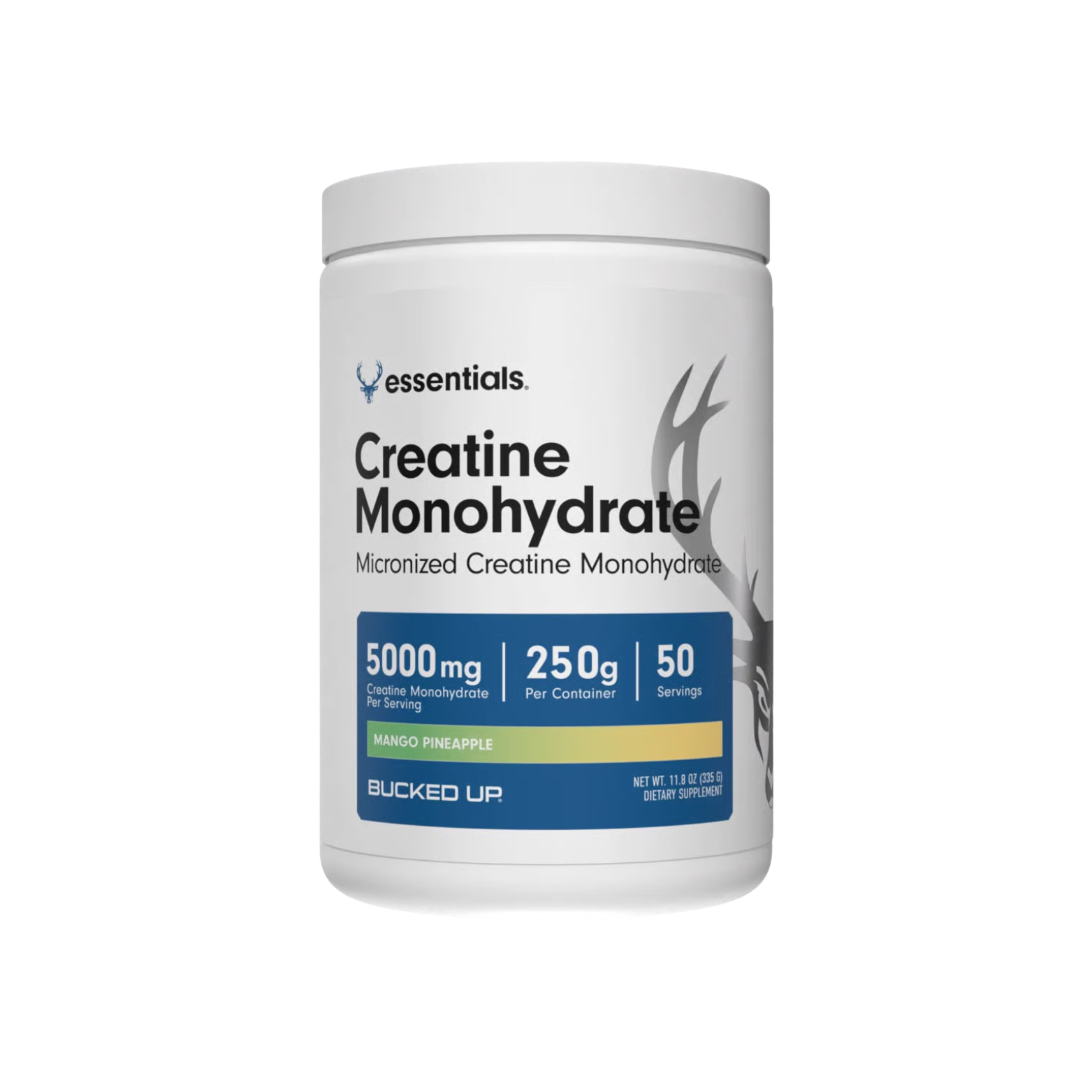 Bucked Up Creatina Monohidratda Micronizada Sabor Mango Pineapple, 50 Porciones