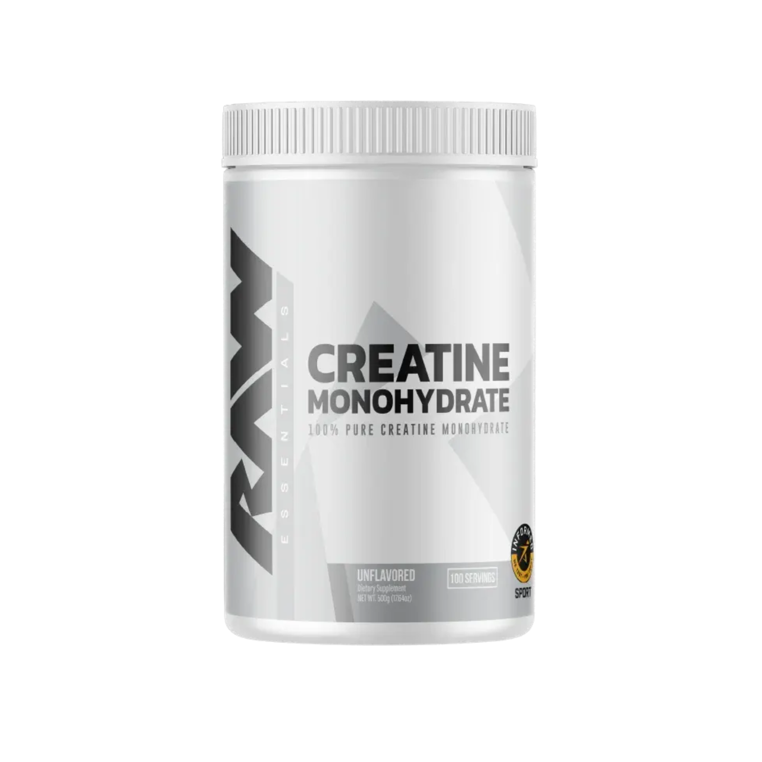 Creatine Monohidratada RAW, 100 porciones