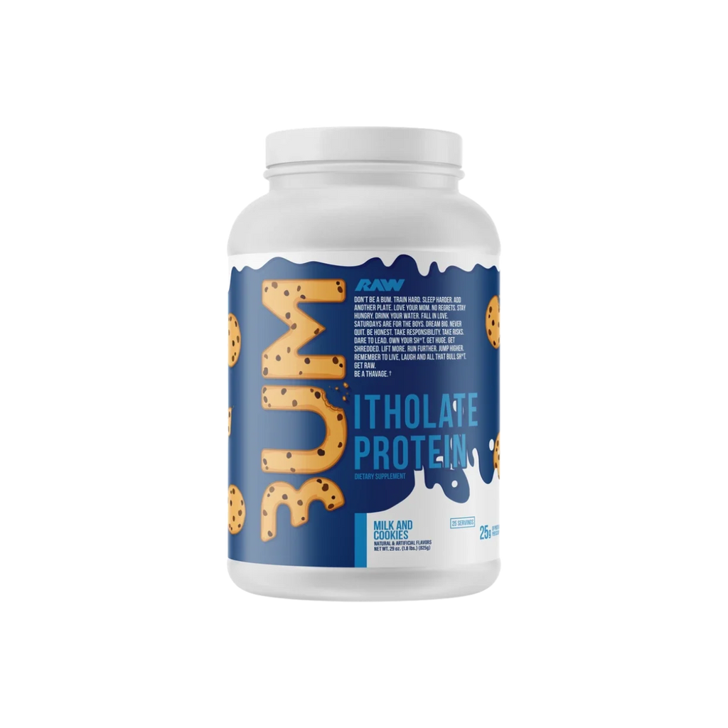 Proteína RAW x BUM Itholate Milk and Cookies, 25 porciones