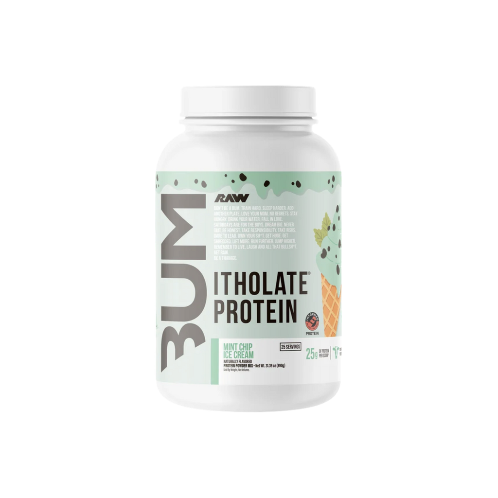 Proteína RAW x BUM Itholate Mint Chip Ice Cream, 25 Porciones