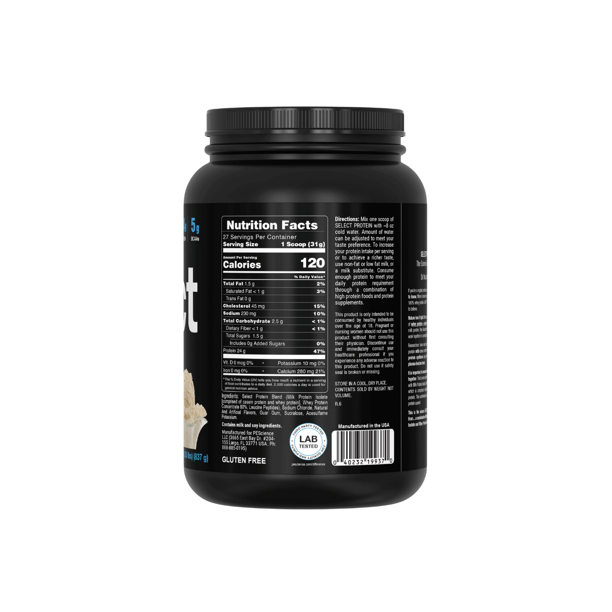 Proteína Pescience Select Amazing Gourmet Vanilla, 27 Porciones