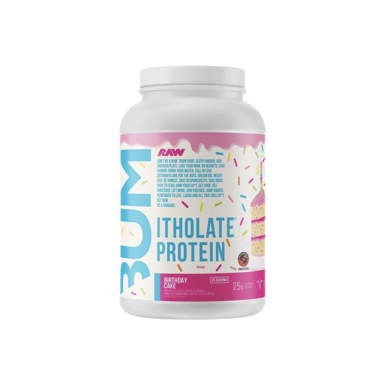 Proteína BUM x RAW Itholate Birthday Cake