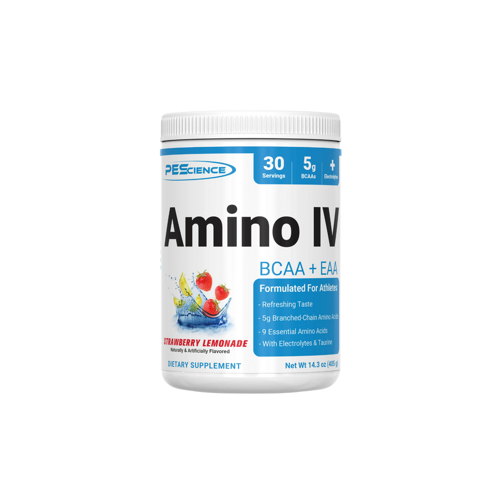 Pescience Amino IV BCAA + EAA Strawberry Lemonade, 30 Porciones