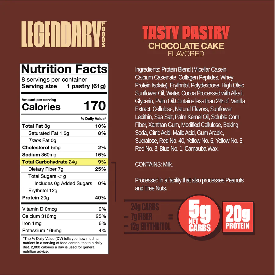 Legendary Foods Protein Chocolate Cake