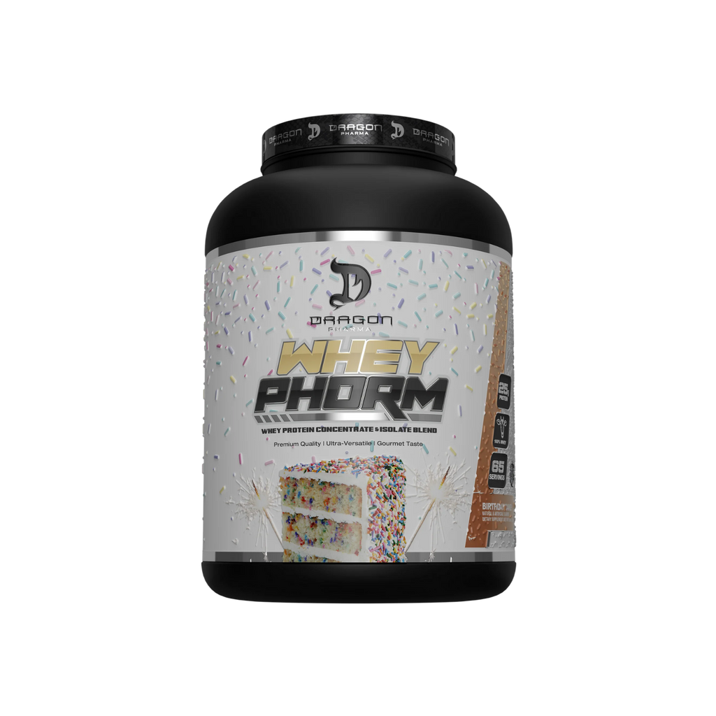 Proteína Dragon Pharma Wheyphorm Birthday Cake, 65 Porciones